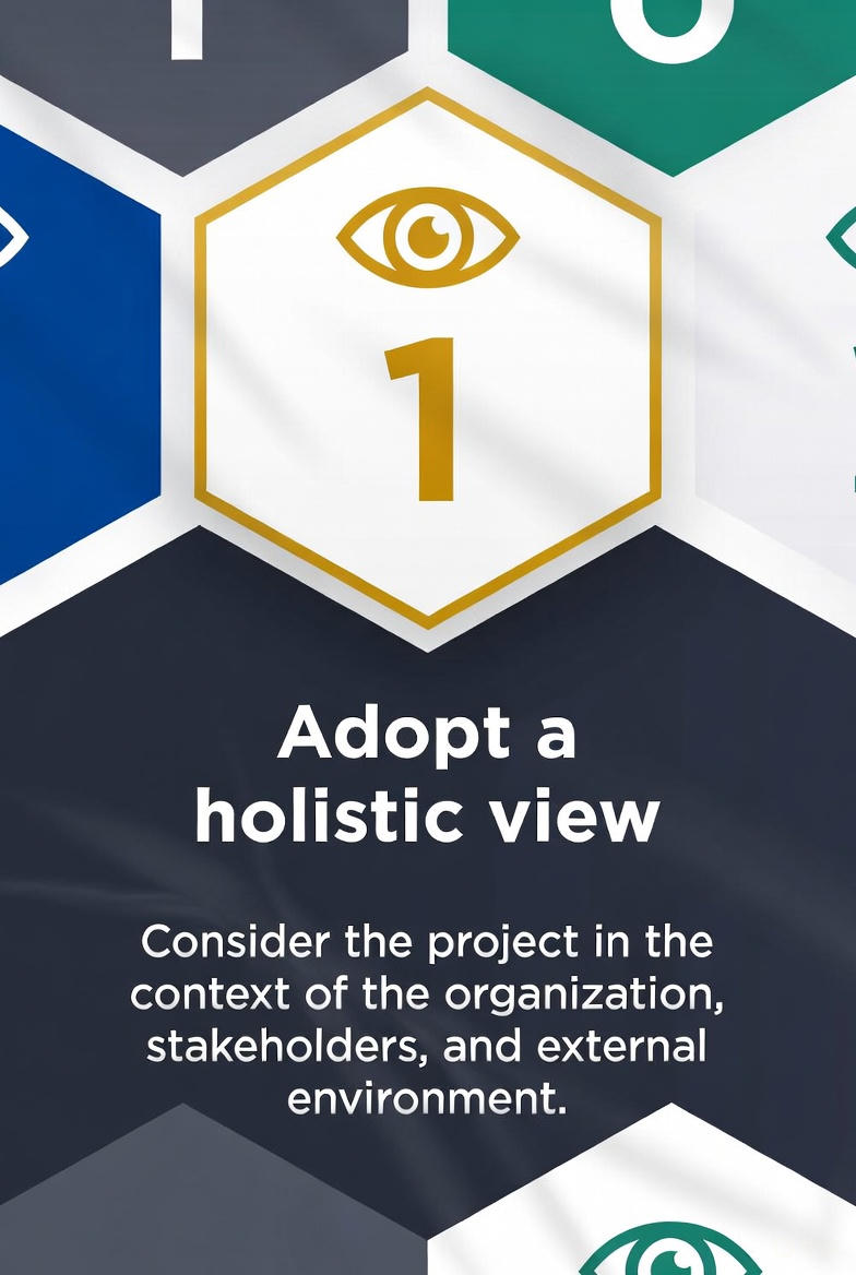Adopt a holistic view