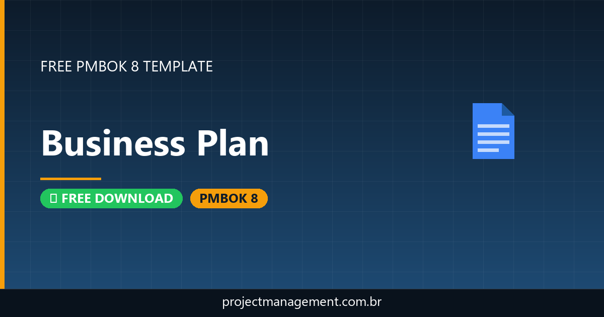 Business Plan Template — Free Download PMBOK 8