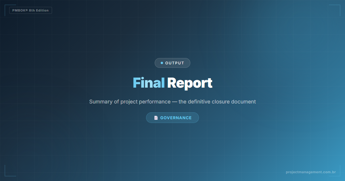 Final Report PMBOK 8
