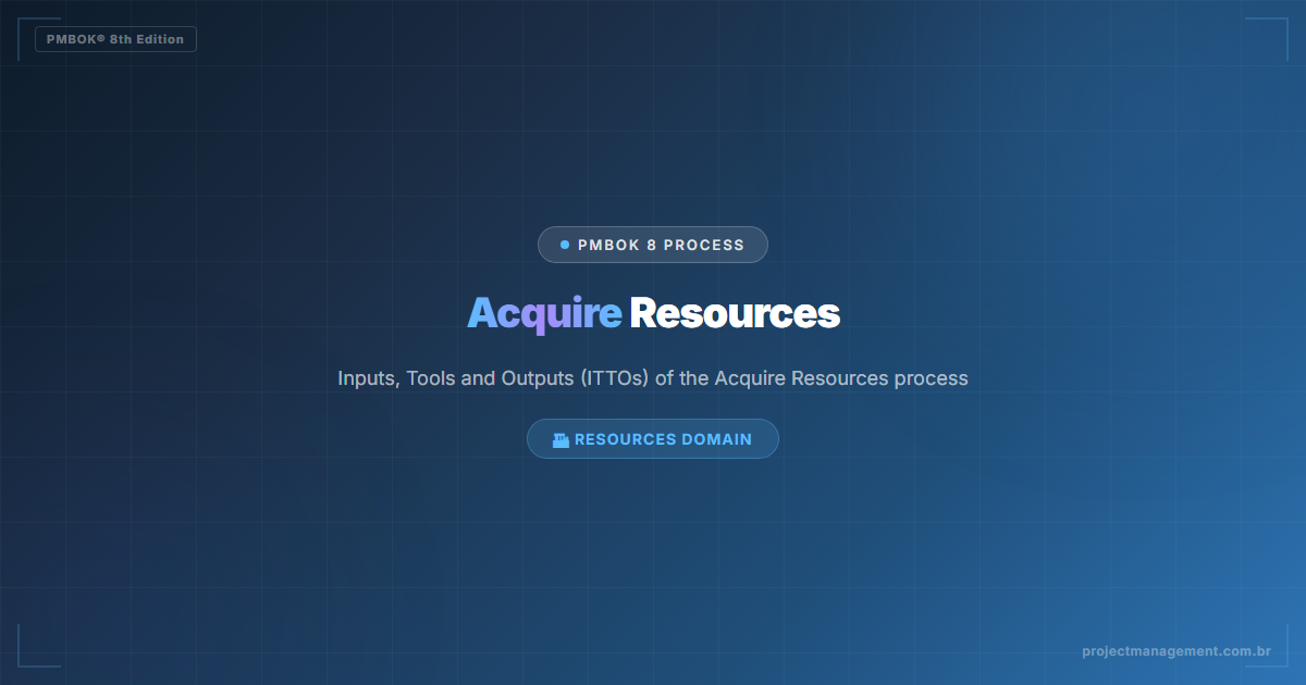 acquire resources PMBOK 8 — Acquire Resources in PMBOK 8 — Complete Guide