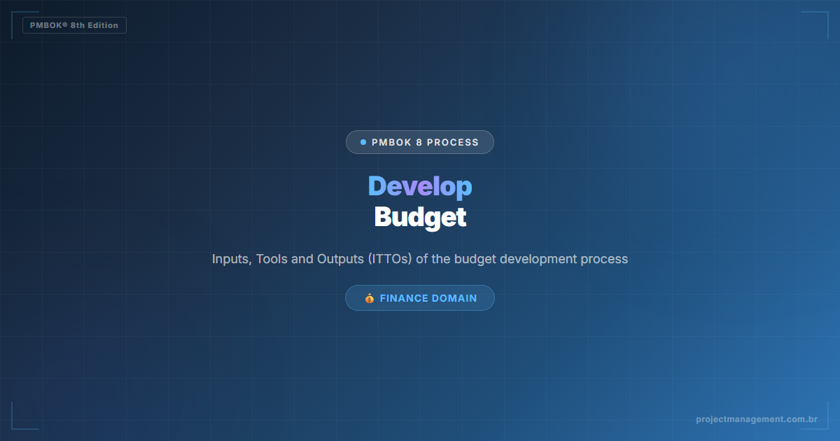 Develop Budget in PMBOK 8 — Complete Guide
