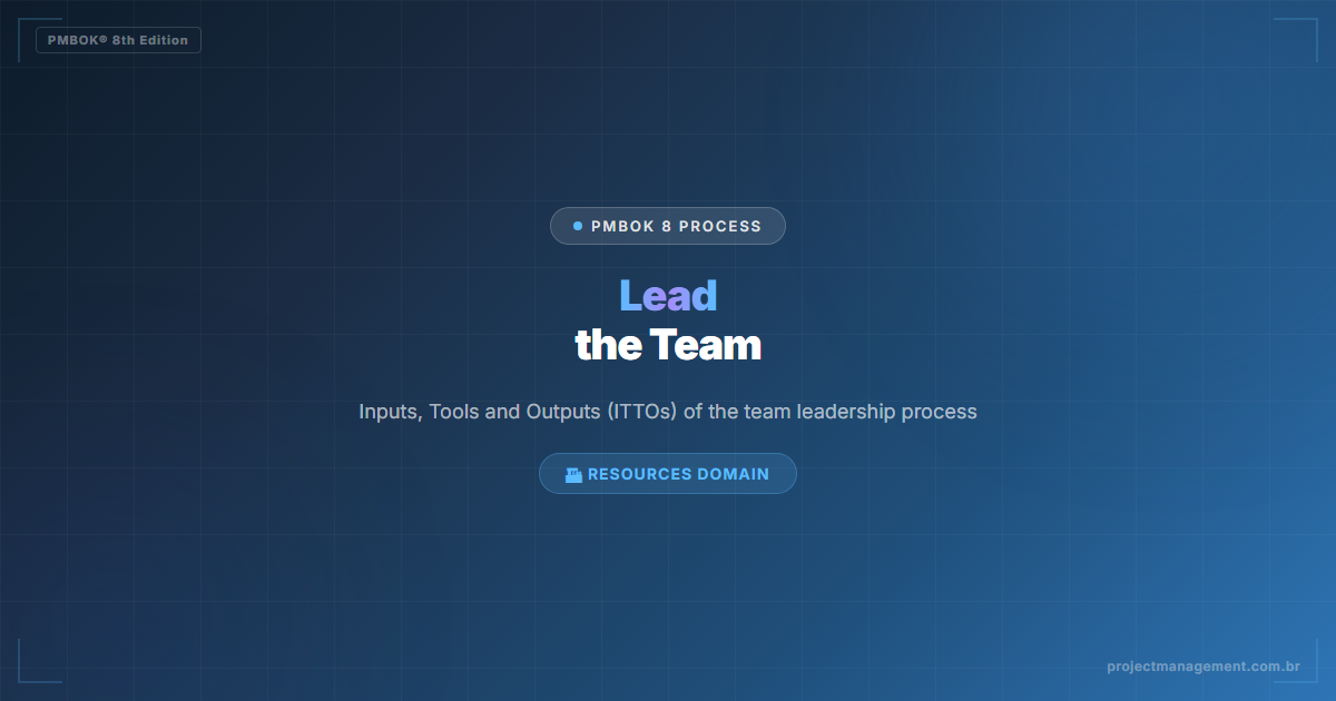 Lead the Team in PMBOK 8 — Complete Guide