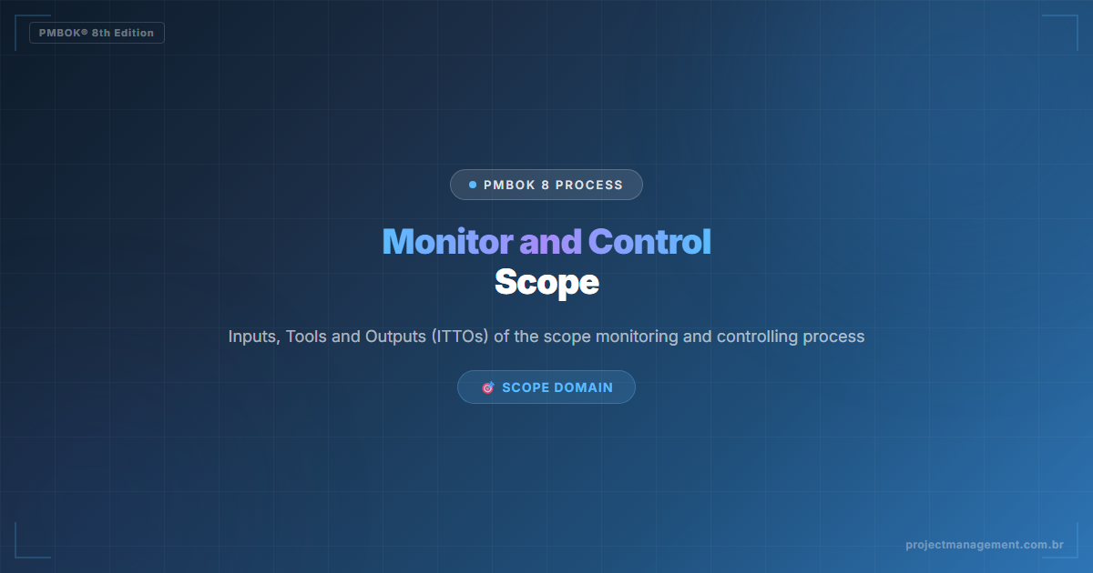 Monitor and Control Scope in PMBOK 8 — Complete Guide