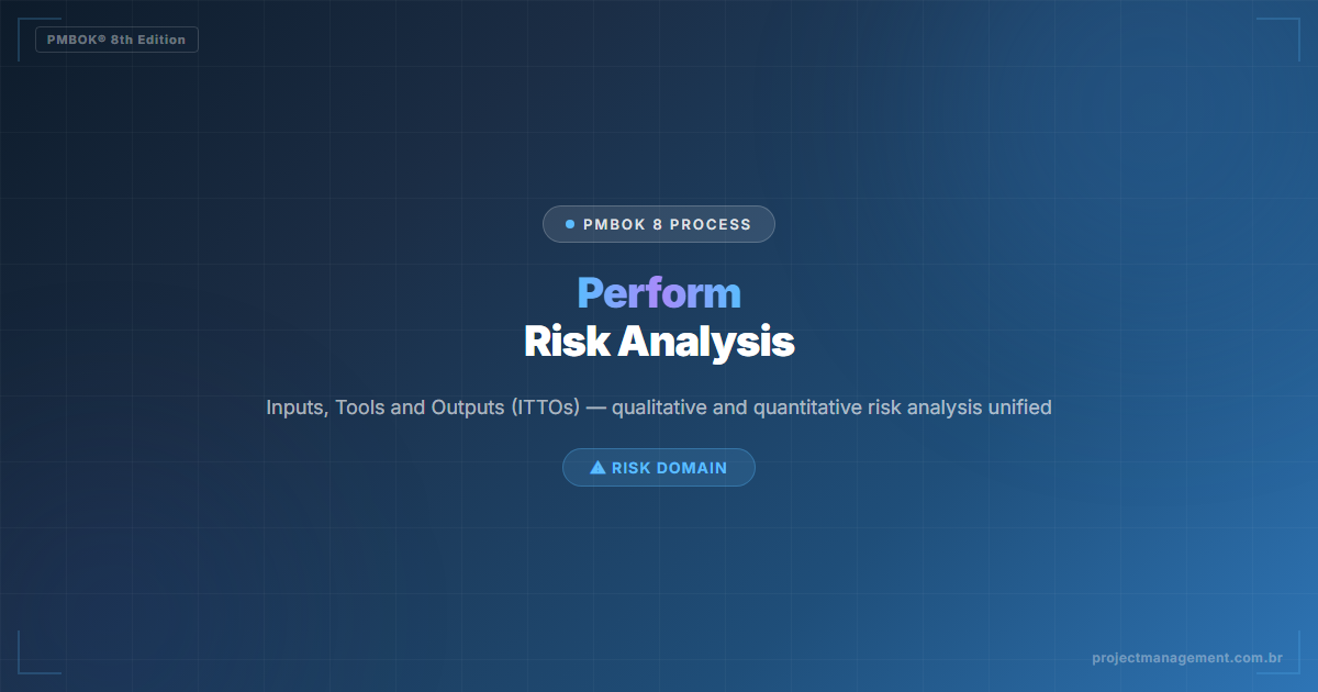 Perform Risk Analysis in PMBOK 8 — Complete Guide