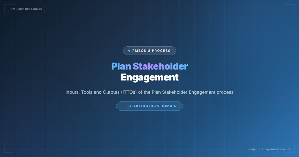 plan stakeholder engagement PMBOK 8 — Plan Stakeholder Engagement in PMBOK 8 — Complete Guide