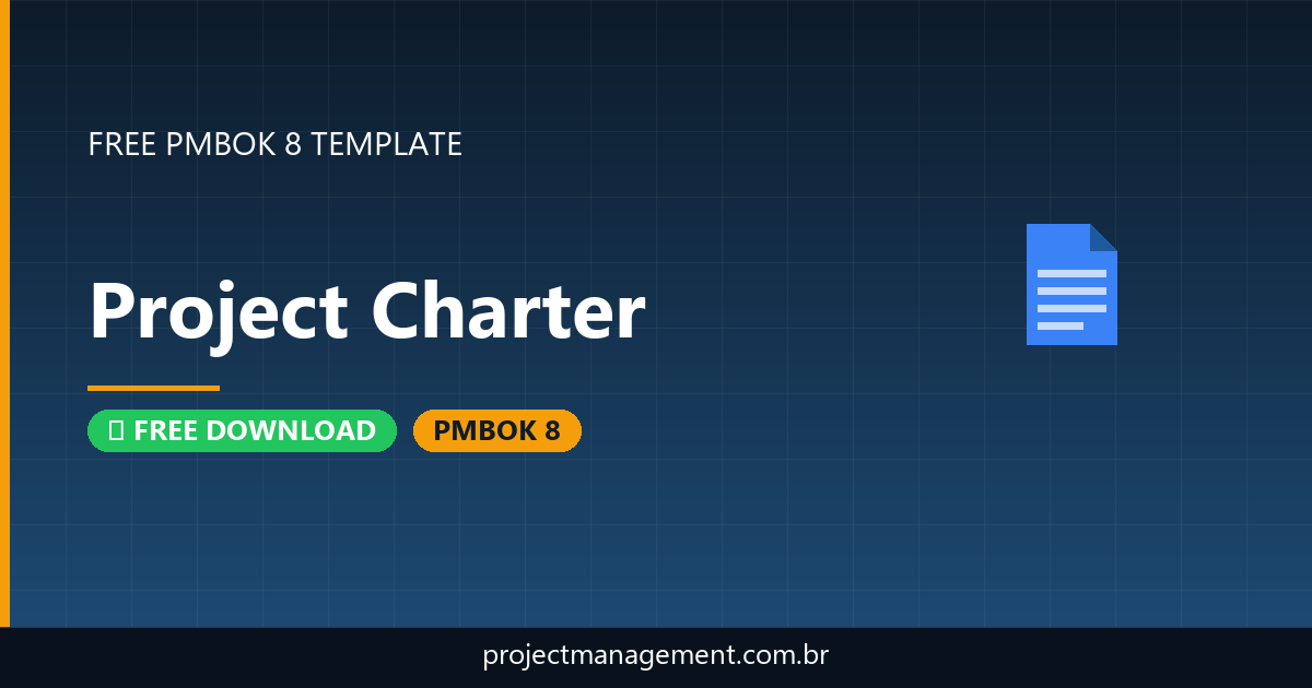 Project Charter Template — Free Download PMBOK 8