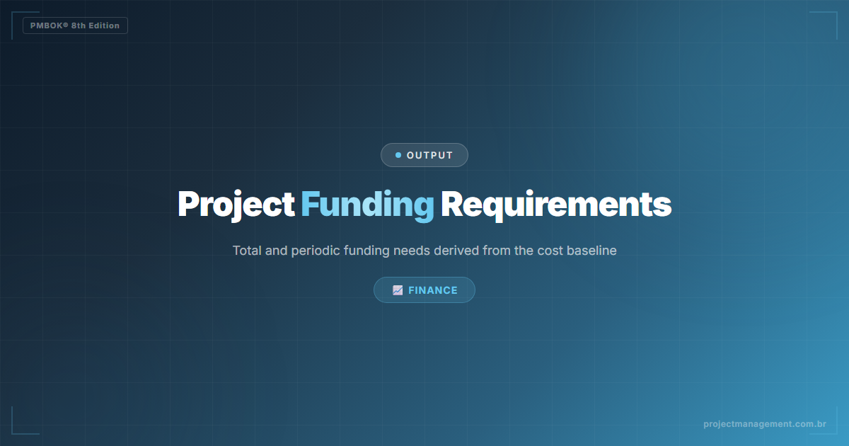 Project Funding Requirements PMBOK 8