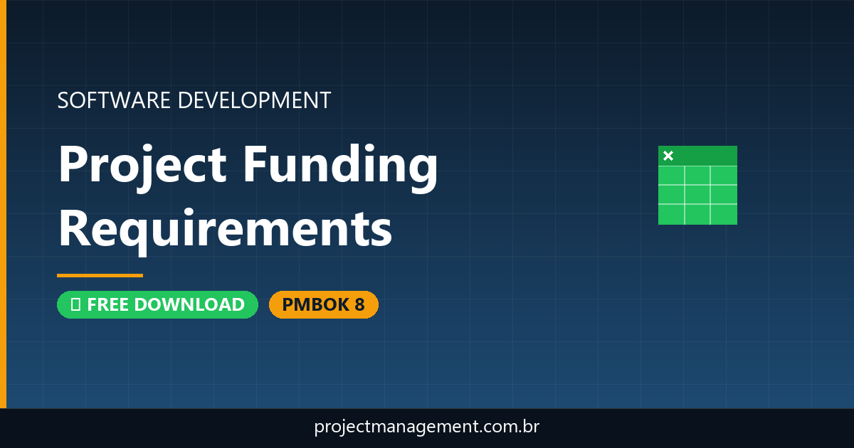 Project Funding Requirements Software Development Project — PMBOK 8 Example