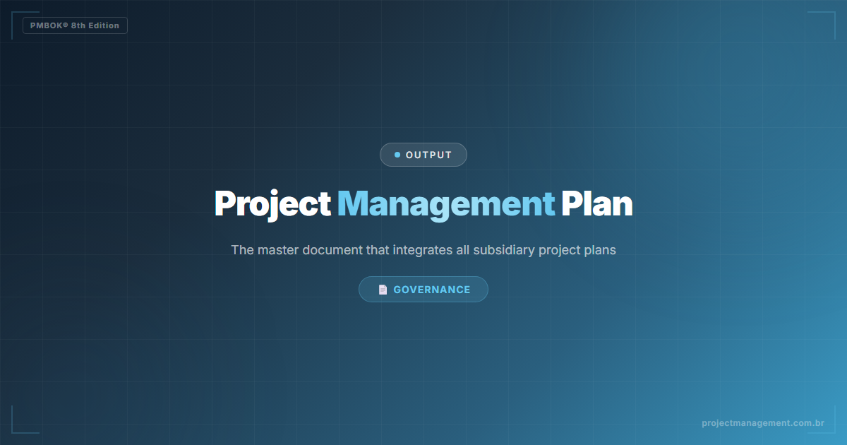 Project Management Plan PMBOK 8
