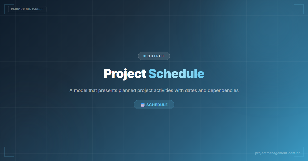 Project Schedule PMBOK 8