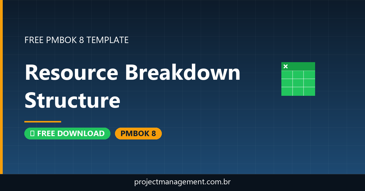 Resource Breakdown Structure Template — Free Download PMBOK 8