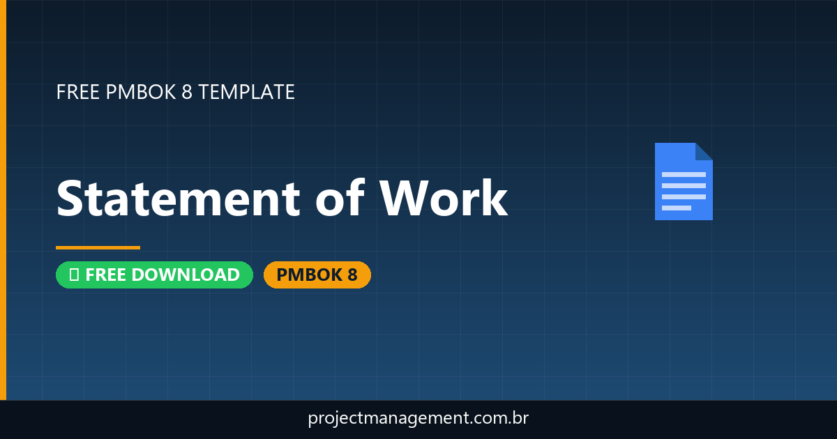 Statement of Work Template — Free Download PMBOK 8