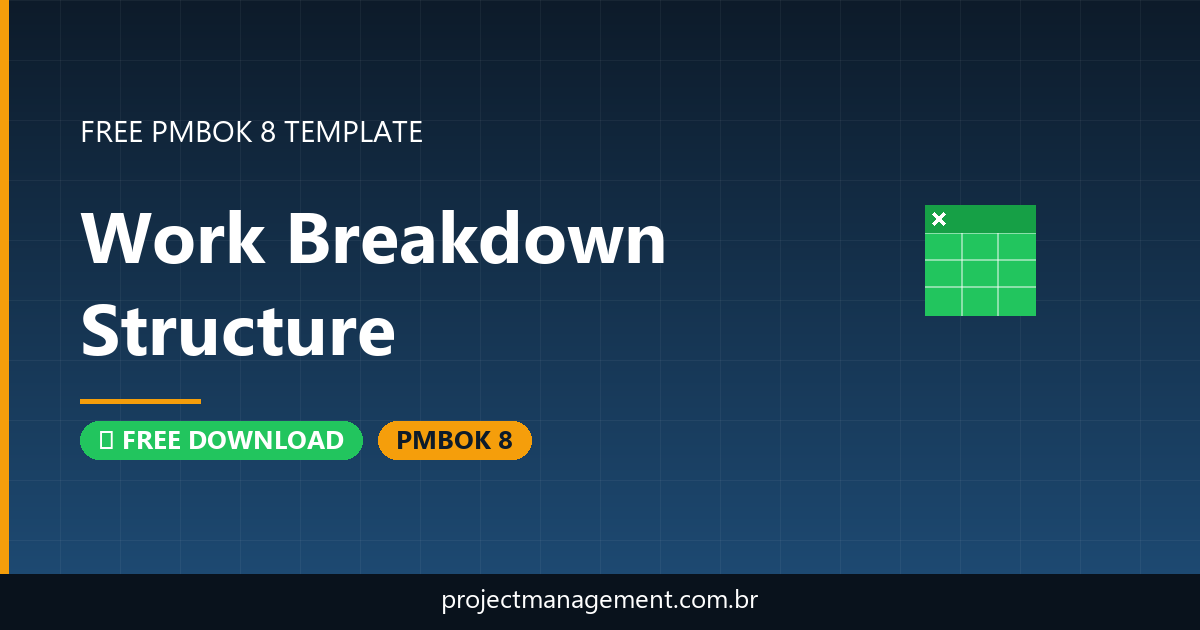 Work Breakdown Structure Template - Free Download PMBOK 8