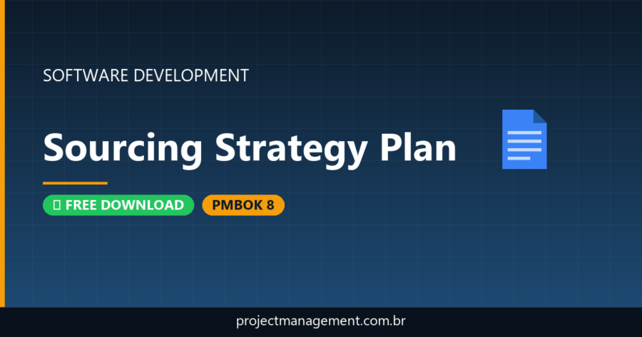 Sourcing Strategy Plan Software Development Project