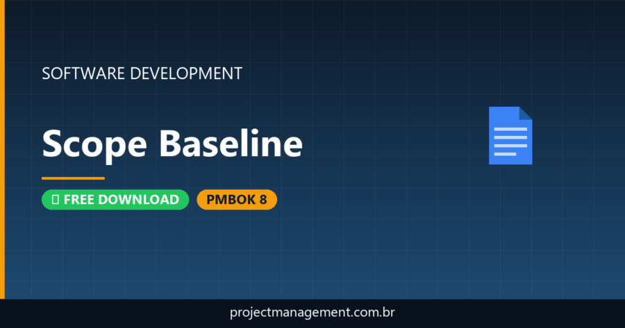 Scope Baseline Software Development Project