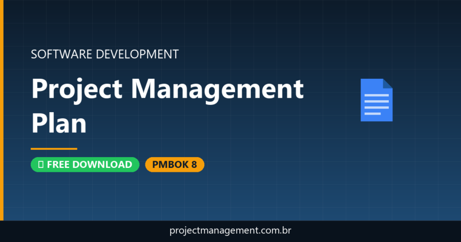 Project Management Plan Software Development Project