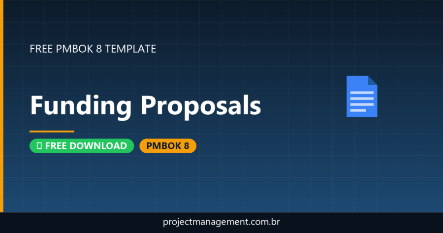 Funding Proposals Template — Free Download (PMBOK 8)