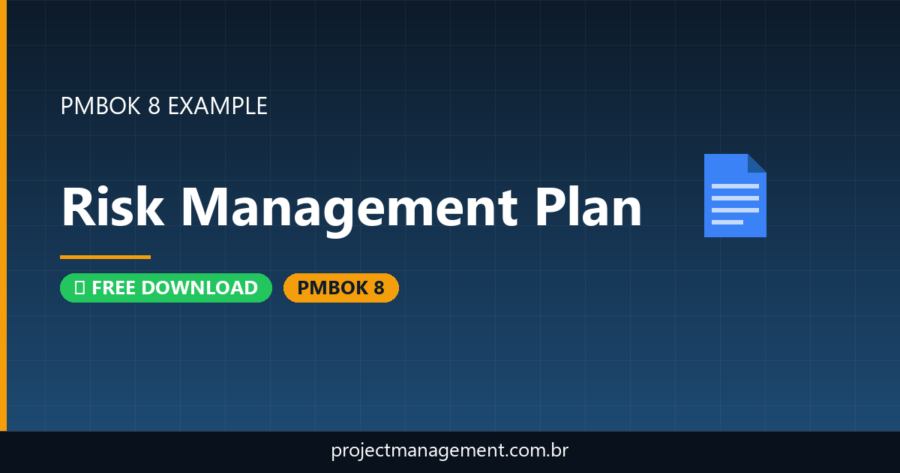 Risk Management Plan Example — Website Launch Project