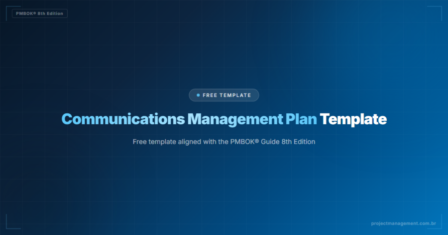 Communications Management Plan Template — Free Download (PMBOK 8)