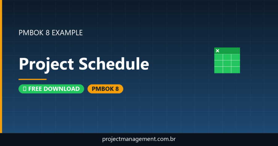 Project Schedule Example — Website Launch Project