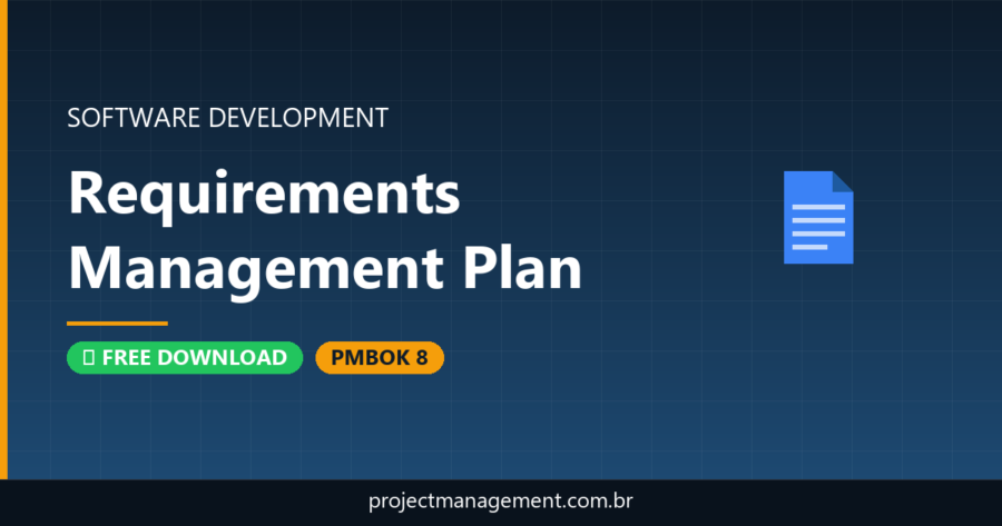 Requirements Management Plan Software Development Project
