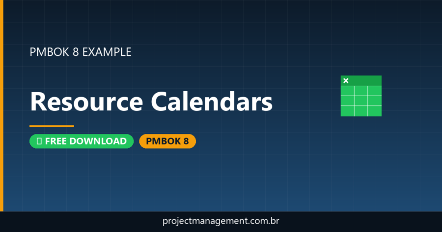 Resource Calendars Example — Website Launch Project