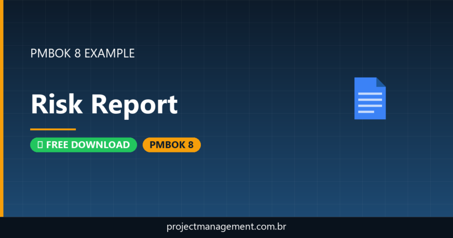 Risk Report Example — Website Launch Project