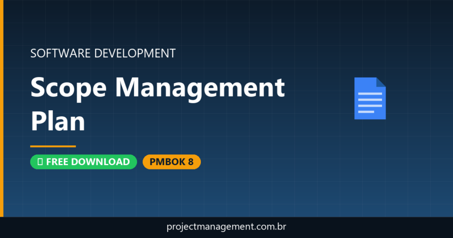 Scope Management Plan Software Development Project