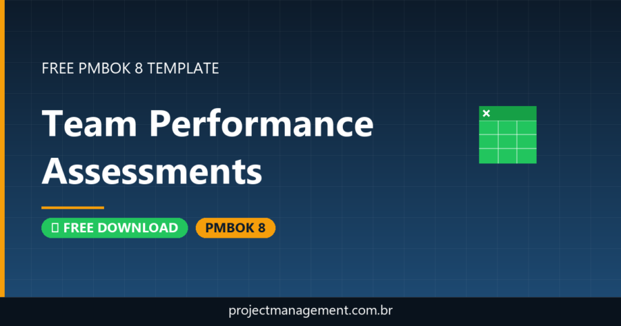 Team Performance Assessments Template — Free Download (PMBOK 8)