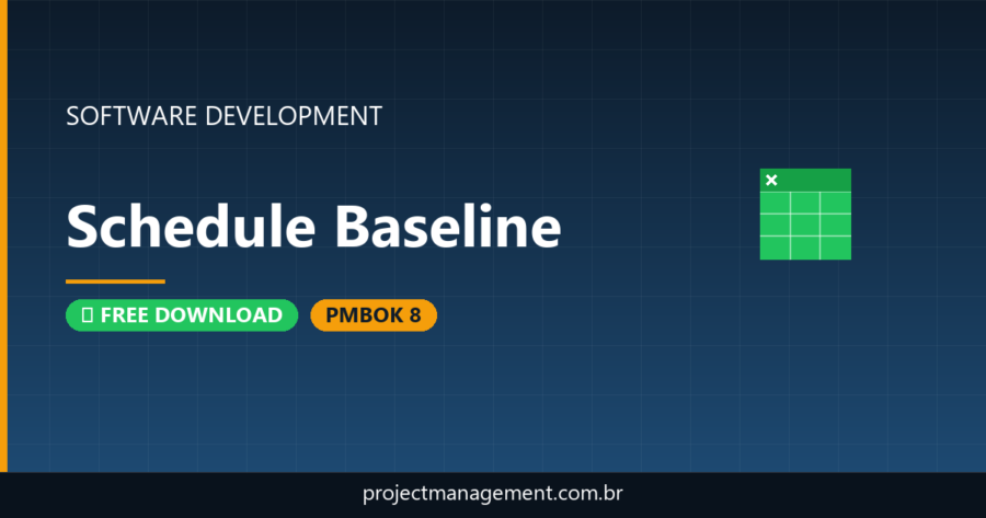 Schedule Baseline Software Development Project