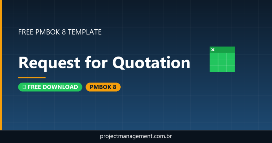 Request for Quotation Template — Free Download (PMBOK 8)