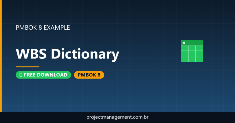 WBS Dictionary Example — Website Launch Project