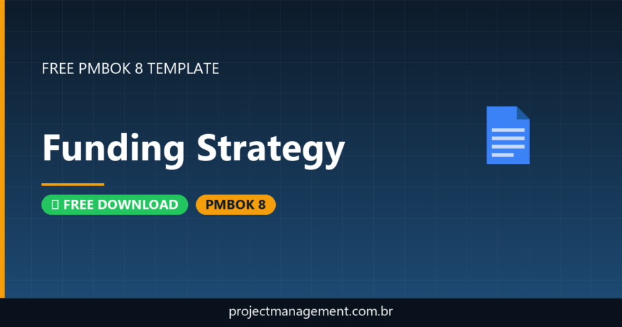 Funding Strategy Template — Free Download (PMBOK 8)