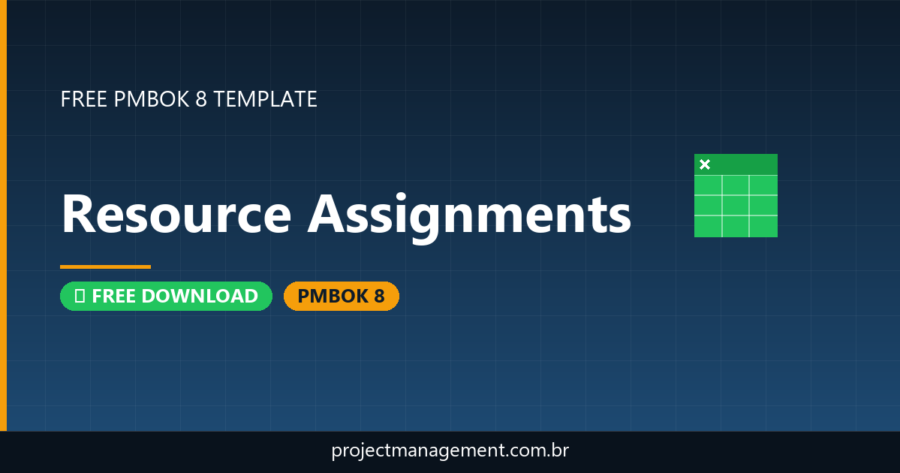 Physical and Virtual Resource Assignments Template — Free Download (PMBOK 8)