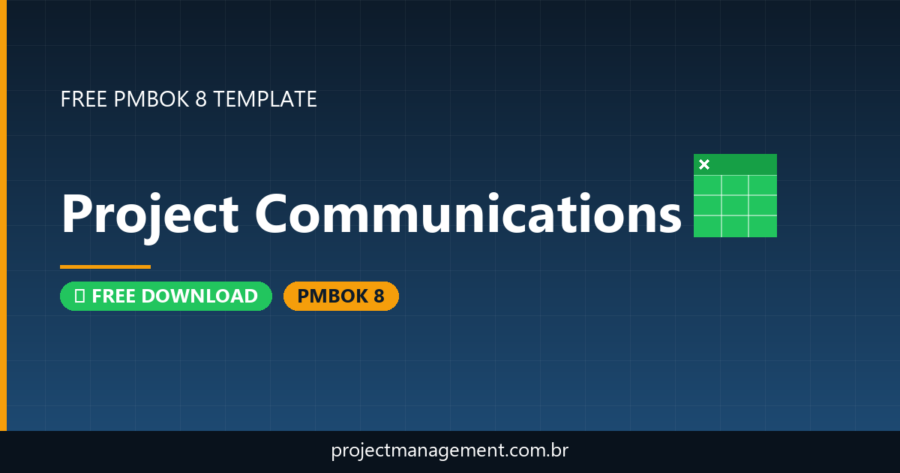 Project Communications Template — Free Download (PMBOK 8)