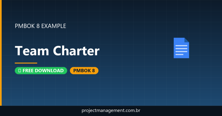 Team Charter Example — Website Launch Project
