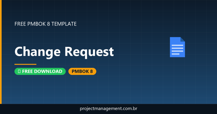 Change Request Template — Free Download (PMBOK 8)