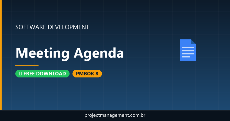 Meeting Agenda Software Development Project