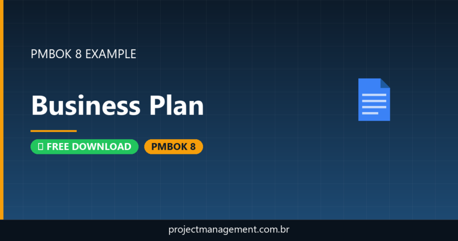 Business Plan Example — Website Launch Project