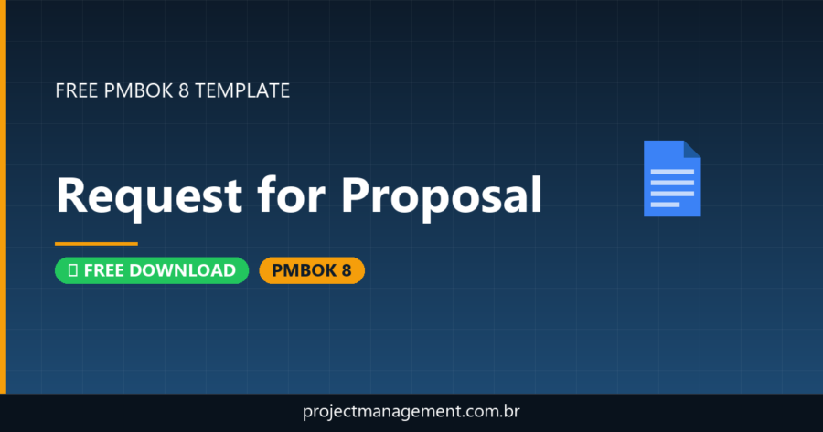 Request for Proposal Template — Free Download (PMBOK 8)